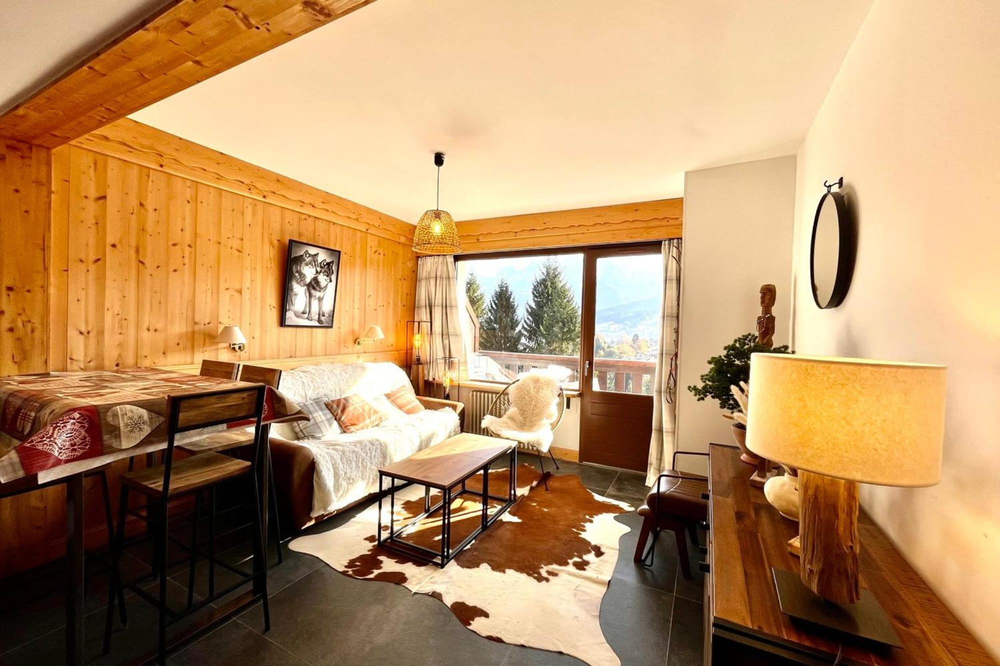 Superb Cosy Apartment With Balcony Combloux Exteriér fotografie